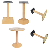 Pieds de meubles en métal lourd de qualité commerciale, directement de l'usine, pour restaurant, café, table de salle à manger extérieure