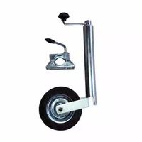 Roue de remorque professionnelle réglable en hauteur, en caoutchouc massif, capacité 150 kg, zinguée, pour camping-car, fabrication OEM