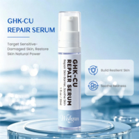 Sérum réparateur au peptide de cuivre GHK-CU, niacinamide, centella asiatica, sérum apaisant pour peaux sensibles, 30 ml, OEM, marque privée