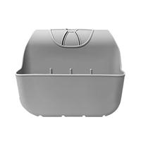 Selle d'évier en silicone de cuisine grise Caddy Organisateur Support pour éponges sur le robinet