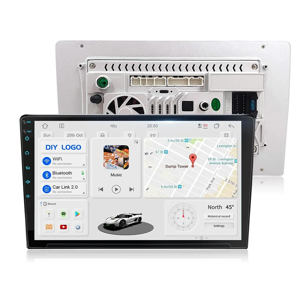 Android 13 a7870 2K Car DVD Player phổ ô tô đa phương tiện Carplay không dây Bluetooth 1 năm bảo hành hệ thống tự động