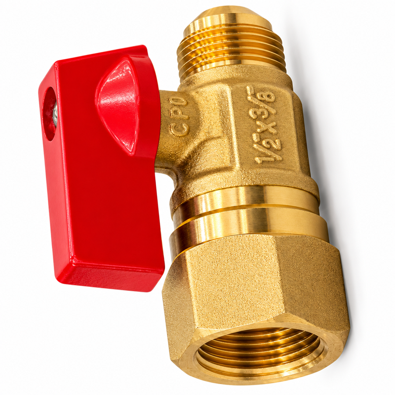 Customize Special Design Flare X Female Connection Brass Gas Ball Valve ...
