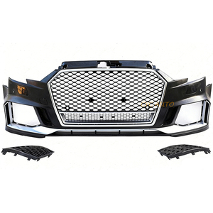 Nuovo Kit Carrozzeria Auto di Alta Qualità, Paraurti Anteriore RS3 con Griglia per <span class=keywords><strong>Audi</strong></span> <span class=keywords><strong>A3</strong></span> S3 <span class=keywords><strong>Sportback</strong></span> 8V 2016-2019, Compatibilità 100% Garantita - Product Image 2