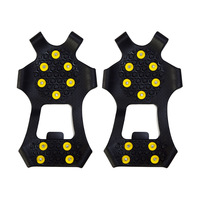 Crampons antidérapants en silicone pour chaussures et bottes d'extérieur, élastiques, antidérapants, crampons à neige