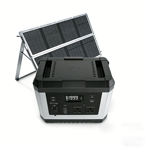 Station d'alimentation portable 1000W à batterie lithium-ion avec panneau solaire, lampe torche et port RV <span class=keywords><strong>pour</strong></span> le <span class=keywords><strong>camping</strong></span> en extérieur - Product Image 3