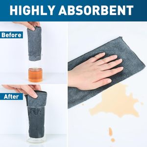 Paños <span class=keywords><strong>de</strong></span> Limpieza <span class=keywords><strong>de</strong></span> Microfibra Grises, Paquete a Granel, Toallas <span class=keywords><strong>de</strong></span> Microfibra, Toallas para Autos, Paños <span class=keywords><strong>de</strong></span> Limpieza Grises - Product Image 6