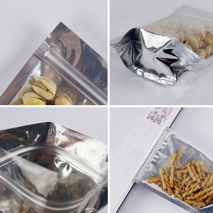 Tùy chỉnh cấp thực phẩm có thể khóa lại túi nhựa Ziplock một bên túi nhôm trong suốt đứng lên túi - Product Image 3