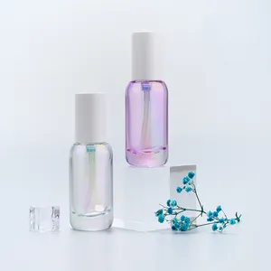 Nieuwe Ontwerp Groothandel Leverancier Glazen Vaas Helder Cosmetische Fles Met Magic Kleur