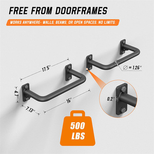 <span class=keywords><strong>Barra</strong></span> de dominadas para <span class=keywords><strong>puerta</strong></span>, para entrenamiento de fuerza, levantamiento de pesas y culturismo en interiores. - Product Image 2