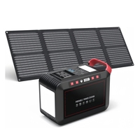Station d'alimentation solaire portable pour la maison 110V/220V 500W Lithium-ion à onde sinusoïdale pure avec charge sans fil et USB-C