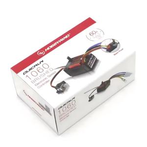 Contrôleur de vitesse électronique étanche <span class=keywords><strong>HobbyWing</strong></span> <span class=keywords><strong>QuicRun</strong></span> 1060 <span class=keywords><strong>60A</strong></span> à balais pour voiture RC 1/10, accessoires de drone - Product Image 3