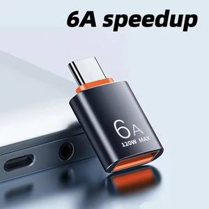 Convertisseurs et adaptateurs 6A 120W USB 3.0 Type C OTG Adaptateur AC vers DC USB femelle USB C Convertisseur <span class=keywords><strong>Chargeur</strong></span> de téléphone Adaptateur pour <span class=keywords><strong>Samsung</strong></span> - Product Image 2