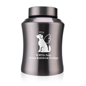 Памятный продукт для домашних животных, вечная любовь, нержавеющая сталь, чашка для урны, индивидуальный узор, чтобы запомнить любимого питомца - Product Image 5
