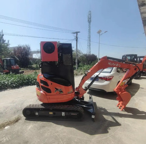 Mini-excavatrices Kubota d'origine japonaise U27/U30/U20/U15, mini-excavatrice sur chenilles hydraulique U20 d'occasion. - Product Image 2
