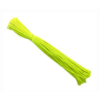 Corde Paracord 550 phosphorescente de 4 mm, 50 m/rouleau, 7 brins, pour le camping – Meilleure vente
