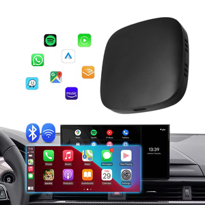 การเชื่อมต่อที่รวดเร็ว4แกน CarPlay Ai Box 2 + 16G แปลงสายเป็น Android ไร้สาย10สำหรับ iOS 10/+ <span class=keywords><strong>iPhone</strong></span> <span class=keywords><strong>6</strong></span>/+ Android 11/+ - Product Image 1