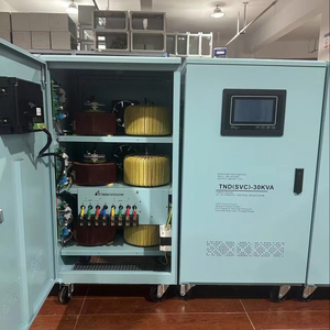 Động cơ servo ba pha AVR AC 20kva 220V + 20%/-20% Hệ số công suất 1 Bộ ổn áp tự động - Product Image 1