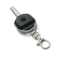 Petite lampe torche LED ABS, mini lampe de poche en forme de clé, porte-clés, lampe torche d'urgence, lampe de camping, lampe de nuit