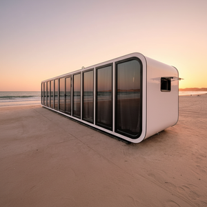 Casa Contenedor Prefabricada Moderna con Estructura de Acero, Tipo Cabaña Apple, con Baño, para Dormir u Oficina - Product Image 1