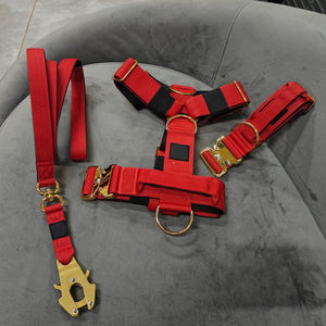 戦術的な犬の首輪とリーシュセット犬のハーネスセットをカスタマイズ - Product Image 5
