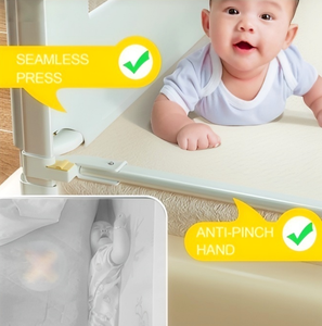 OEM ODM Baby Crib Guardrail Double Lock System Easy-to-Install Adjustable <strong>Bed</strong> Rail <strong>Guards</strong> Folding <strong>for</strong> Kids CE Certification - Product Image 2