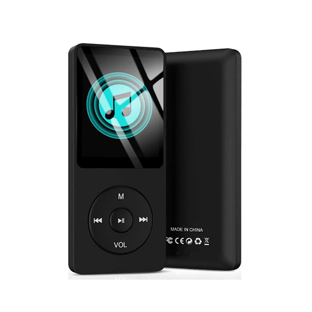 Music MP3 Player 1.8 Inch LCD Screen Lossless HiFi Sound Recorder with FM E-Book Blue Tooth MP4 Player