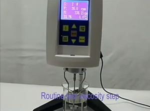 Viscosimètre rotatif d'opération de viscosité liquide numérique automatique portative de laboratoire de prix usine avec l'écran d'affichage à cristaux liquides - Product Image 6