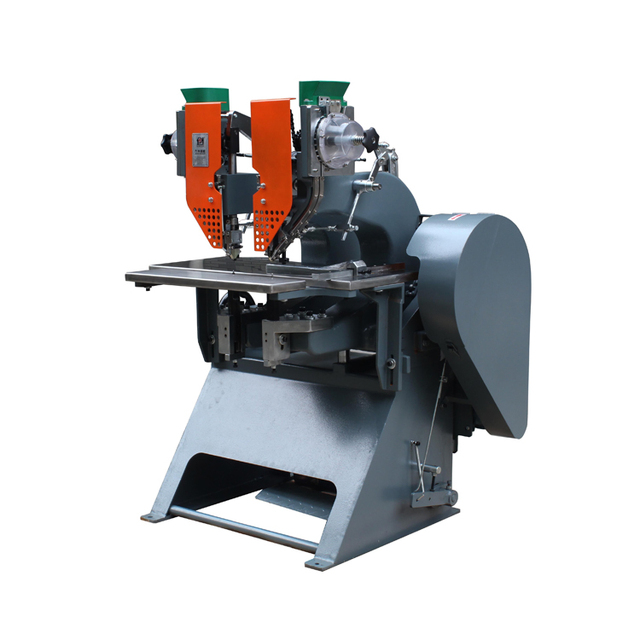 JZ-936SH Automatic Double Head 2 Ring Binder Clip Punching & Riveting Machine for Lever Arch File / Box File