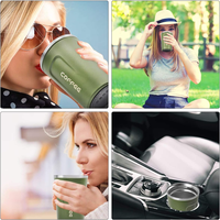 Gourde d'eau intelligente en acier inoxydable 304 personnalisée de 510 ml avec couvercle LED, affichage de la température, thermos intelligent, tasse à café, bouteille d'eau
