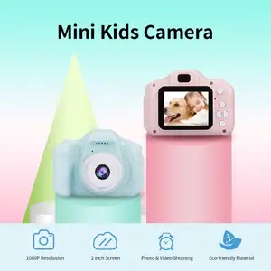 Best Popular Kid Gifts Cartoon Small Toy Video Children Fun Camera HD 720p 1080p 4K Kids Digital Camera