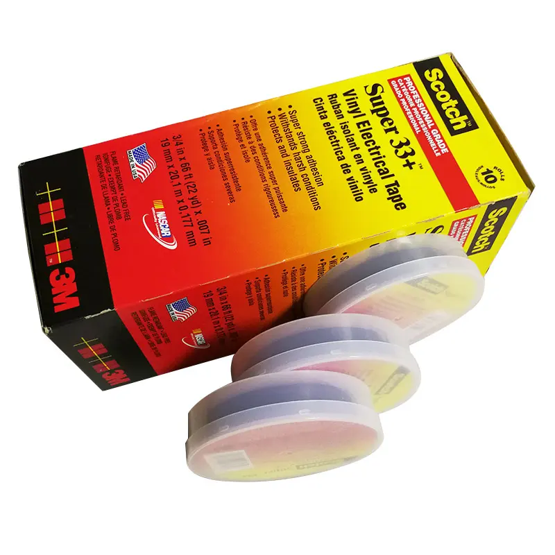 Super 33+ 3/4"x66FT Vinyl PVC electrical insulation tape fire retardant tape