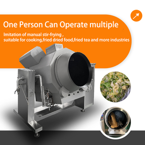 Robot de Cocina Multifuncional con Tambor para Saltear, Cocina Automática, Máquina para Cocinar Arroz <span class=keywords><strong>Frito</strong></span> y Verduras para Cafeterías y Restaurantes - Product Image 3