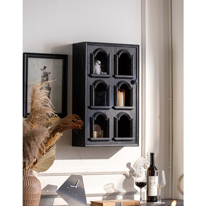 <span class=keywords><strong>Étagère</strong></span> suspendue <span class=keywords><strong>murale</strong></span> <span class=keywords><strong>vintage</strong></span> <span class=keywords><strong>Étagère</strong></span>s décoratives de salon modernes <span class=keywords><strong>Étagère</strong></span>s d'affichage murales Armoire de rangement en bois flottante - Product Image 6