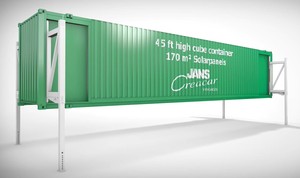 Tamir kapları hidrolik silindir kanat uçan açık yan kapı 40ft kargo konteyneri - Product Image 6