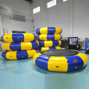Commercial PVC Outdoor Aqua Park Sports nautiques 2M Flottant Gonflable Enfants Saut D'eau <span class=keywords><strong>Trampoline</strong></span> <span class=keywords><strong>Jeu</strong></span> - Product Image 2