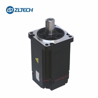Alta precisión de bajo ruido Nema24 48V 400W 1.27N. M 2500PPR codificador 3000RPM IP65 servomotor CC sin escobillas para máquina de coser