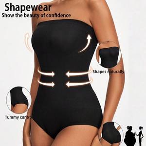 Bretelles de ceinture transfrontalières <span class=keywords><strong>sans</strong></span> bretelles Camisole de force détachable Combinaison une pièce moulante Combinaison moulante de <span class=keywords><strong>grande</strong></span> <span class=keywords><strong>taille</strong></span> - Product Image 1