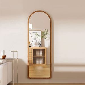 <span class=keywords><strong>Specchio</strong></span> con Cornice in Legno <span class=keywords><strong>a</strong></span> Pavimento, Minimalista e Decorato, Personalizzato in Fabbrica - Product Image 4