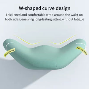Almohada de Soporte <span class=keywords><strong>Lumbar</strong></span> Personalizable para Silla de Oficina y <span class=keywords><strong>Asiento</strong></span> de Coche, Espuma Viscoelástica, Alivio de Presión, <span class=keywords><strong>Respaldo</strong></span> y Cojín para Lectura y Descanso en Cama - Product Image 5