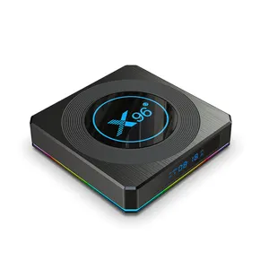 X96 X4 Android 11 Smart TV Box With Colorful Lighting Effects 8K VA1 Video Decoding Fast And Stable 2.4G/5G Dual Wifi2.4G/5G