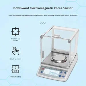 <span class=keywords><strong>Balance</strong></span> électronique Longteng JD200-3 <span class=keywords><strong>Balance</strong></span> analytique <span class=keywords><strong>milligramme</strong></span> JD2004 Dixième de millième 210-4A Étalonnage interne Capacité 200g - Product Image 4