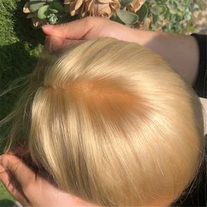 Perruque en dentelle de cheveux humains 613 HD en gros, perruque frontale en dentelle transparente blonde platine 613, perruque frontale en dentelle vierge 13x4 13x6 613 - Product Image 6