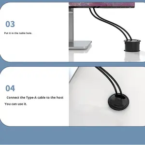 Privates Modell <span class=keywords><strong>USB</strong></span> 3.0 Schnittstellen-Dockingstation Hub Perforierter Typ-C Audio Mobiltelefon <span class=keywords><strong>Computer</strong></span> Erweiterungsadapter 10 Anschlüsse - Product Image 4