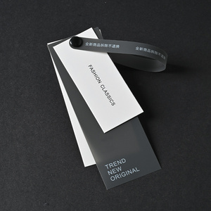 Nhãn hiệu quần áo thẻ giấy đặc biệt dập nổi nhãn treo có thể được tái chế đặt và tùy chỉnh - Product Image 2