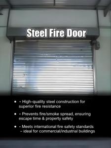 Thép mạ kẽm 3hr lửa xếp cửa cuốn màn trập | công nghiệp tự động chống cháy màn trập cho trung tâm kho bệnh viện an toàn - Product Image 3