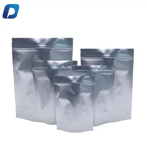 Trong kho bạc bao bì túi nhôm cho thực phẩm, túi nhôm Mylar Túi Ziplock tùy chỉnh Túi Mylar