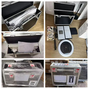 Kit de Cabina de Fotos Portátil para iPad: Carcasa Metálica, Anillo de Luz Ajustable, Estuche de Transporte para Negocios de <span class=keywords><strong>Alquiler</strong></span> - Product Image 6