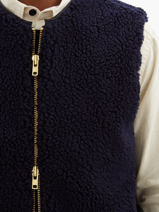 Custom Men Wool Fur Vests Stylish Fashion Sherpa <strong>Fleece</strong> Vest <strong>Gillete</strong> Homme Jacket - Product Image 5