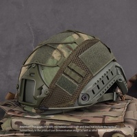 Housse de casque tactique FAST très vendue 35/65 T/C Camouflage extérieur multi-modes pour la chasse et l'entraînement au combat (casque non inclus)