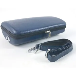 Estuche para clarinete mini Bb, bolsa/caja de transporte de mano con material de PU, a prueba de polvo y acolchado, azul, 0,7 kg - Product Image 1